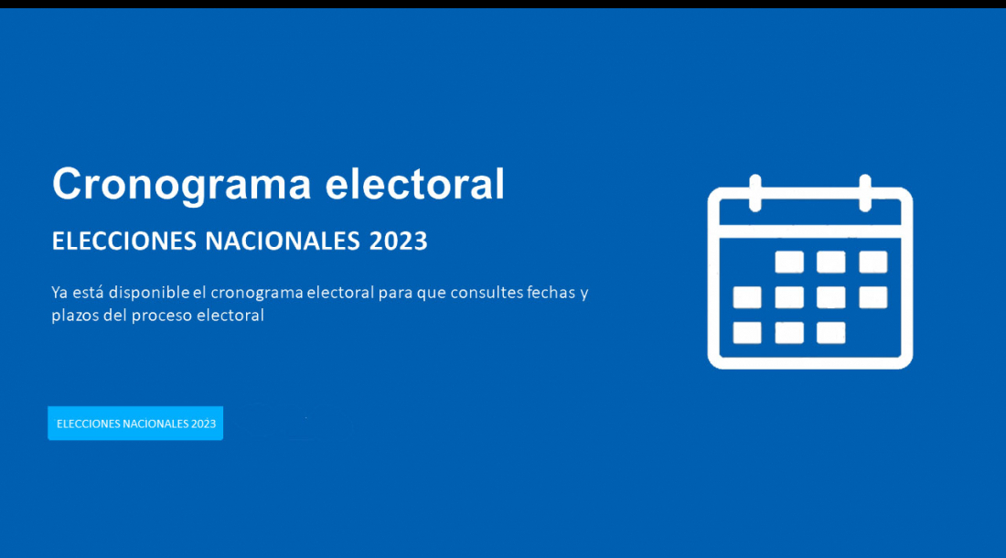 Cronograma Electoral