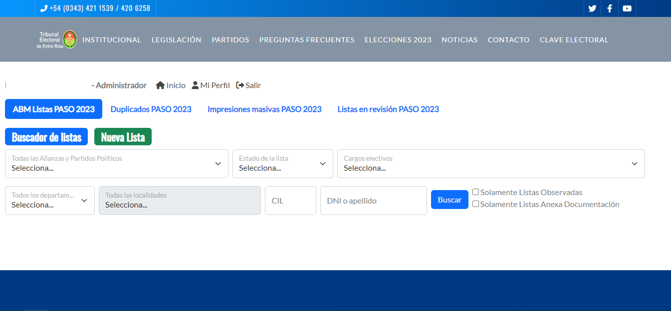 Apertura del Sistema de Precandidatos/as para las PASO 2023