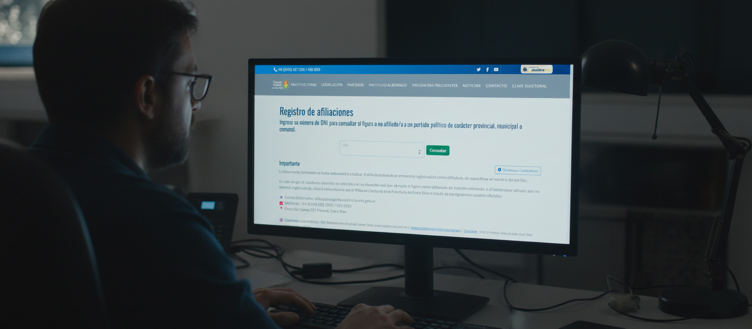 El Tribunal Electoral de Entre Ríos creó el Registro de Afiliaciones de Partidos Políticos Provinciales, Municipales y Comunales