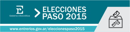 Escrutinio Provisorio PASO 2015